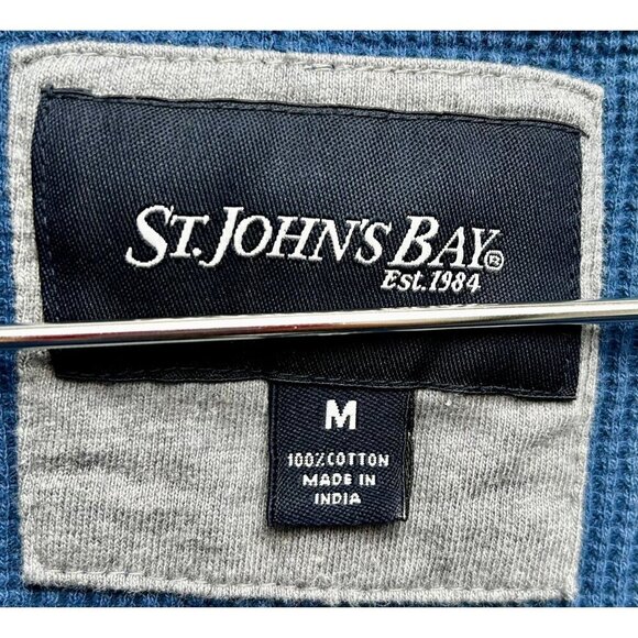 Bundle Of 3 Mens Thermal Henley Long Sleeve Shirts M Eddie Bauer Old Navy St. Jo - Picture 4 of 6